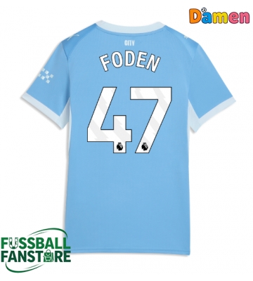 Manchester City Phil Foden #47 Replik Heimtrikot Damen 2026-27 Kurzarm